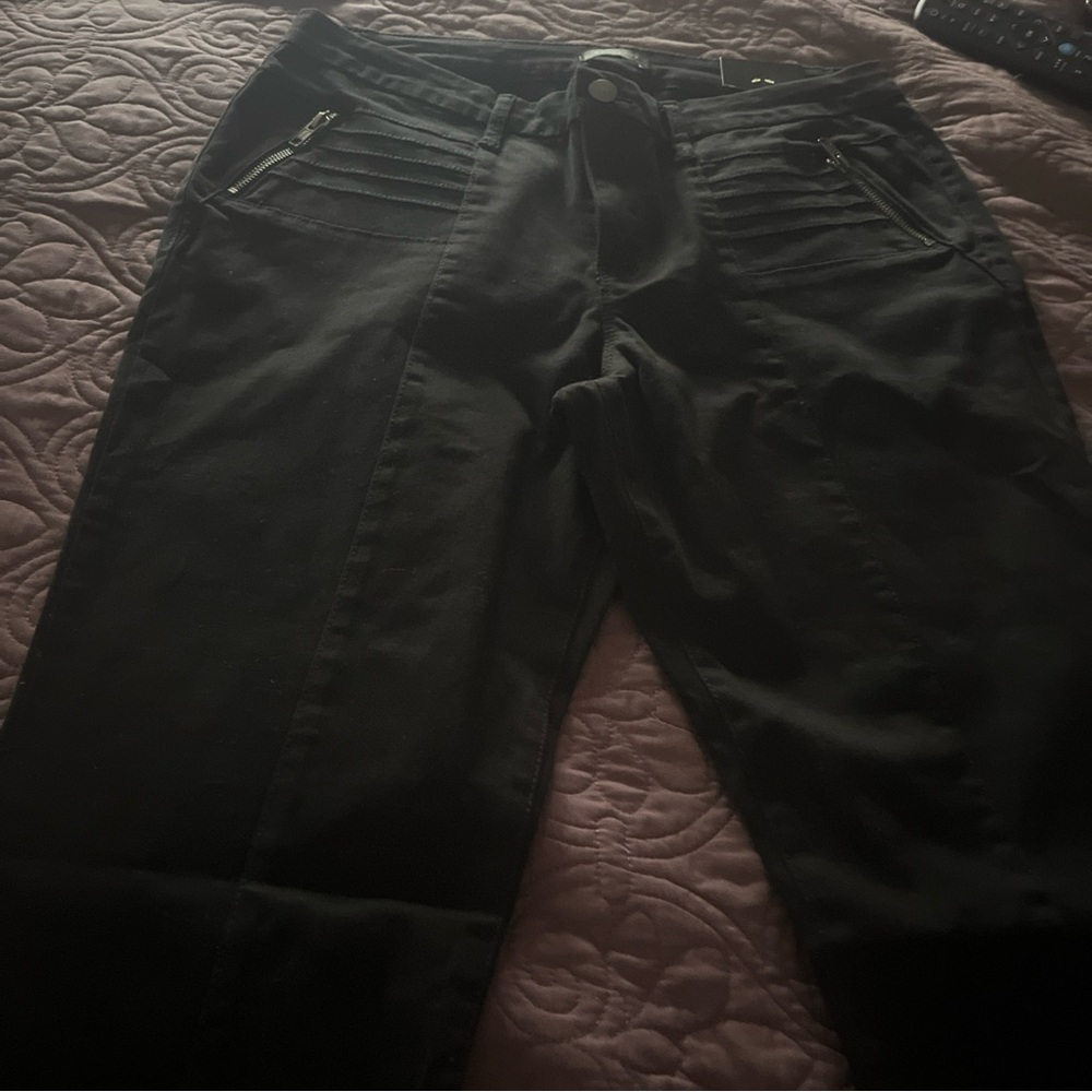 Metaphor Denim Skinny Black Pants 34x30